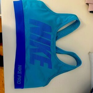 Nike Pro Blue Sportsbra S